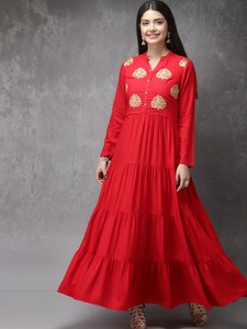 a line anarkali kurta
