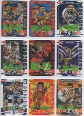 2014 AFL TEAMCOACH 3D FOOTY POINTERS CARD - CHOOSE YOUR CARDS & FINISH YOUR SET