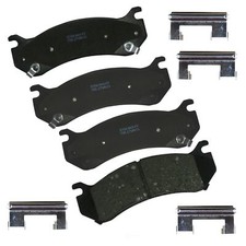 Disc Brake Pad Set-Premium Semi-Metallic Bend...
