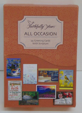 BOX 24 Christian ALL OCCASION Greeting Cards Bible Scripture Inspirational Verse