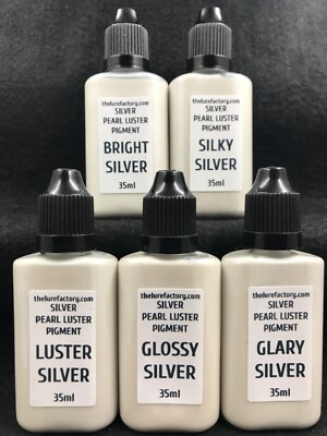 SILVER PEARL LUSTER FLÜSSIGES PLASTISOL PIGMENT ZUM FÄRBEN ANGELKÖDER