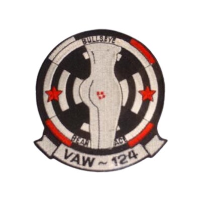 VAW-124 HAT PATCH CAP NAVY OFFICER CHIEF SAILOR VETERAN PIN UP E2 HAWKEYE WOW