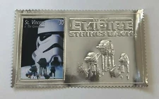 St. Vincent 1996 - Star Wars Empire Strikes Back Trooper - Pure Silver Stamp MNH