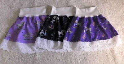 Rock ♥ Mitwachsrock ♥ Jerseyrock  ♥ Pferdchen ♥ handmade - Bild 1 von 4