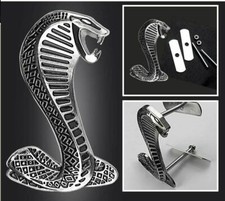 Brand New 3d Metal S.n.a.k.e Grill Badge Front Hood Grille Badge Emblem