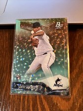 Sixto Sanchez 2021 Bowman Platinum Aqua Ice Foilboard Rookie Card RC #92 /250