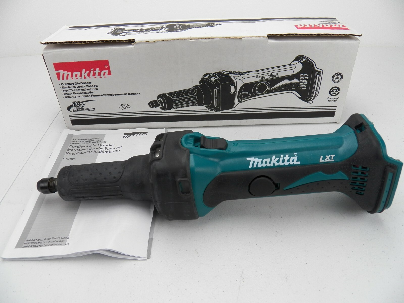 Makita Xdg01z 18v Lxt Lithium Ion 1 4 Die Grinder Tool Only Cordless For Sale Online