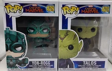 Yon-Rogg #429 & Talos #431 Captain Marvel Funko Pop!