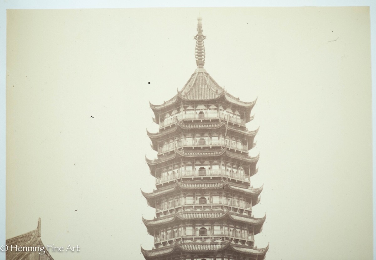 Extremely Rare Antique Albumen Photo Historical China, Beisi