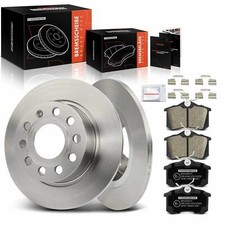 Rear Brake Discs & Brake Pads 253mm for Audi A3 03-13 Skoda Octavia II III Yeti