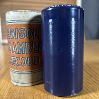 Edison Cylinder Record When Shadows Fall 3637 Weltzin Blix Untested