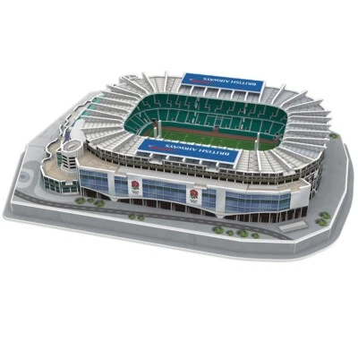 NANOSTAD England Rugby Twickenham Stadium 3D Puzzle. 108 Teile. Lizenziert