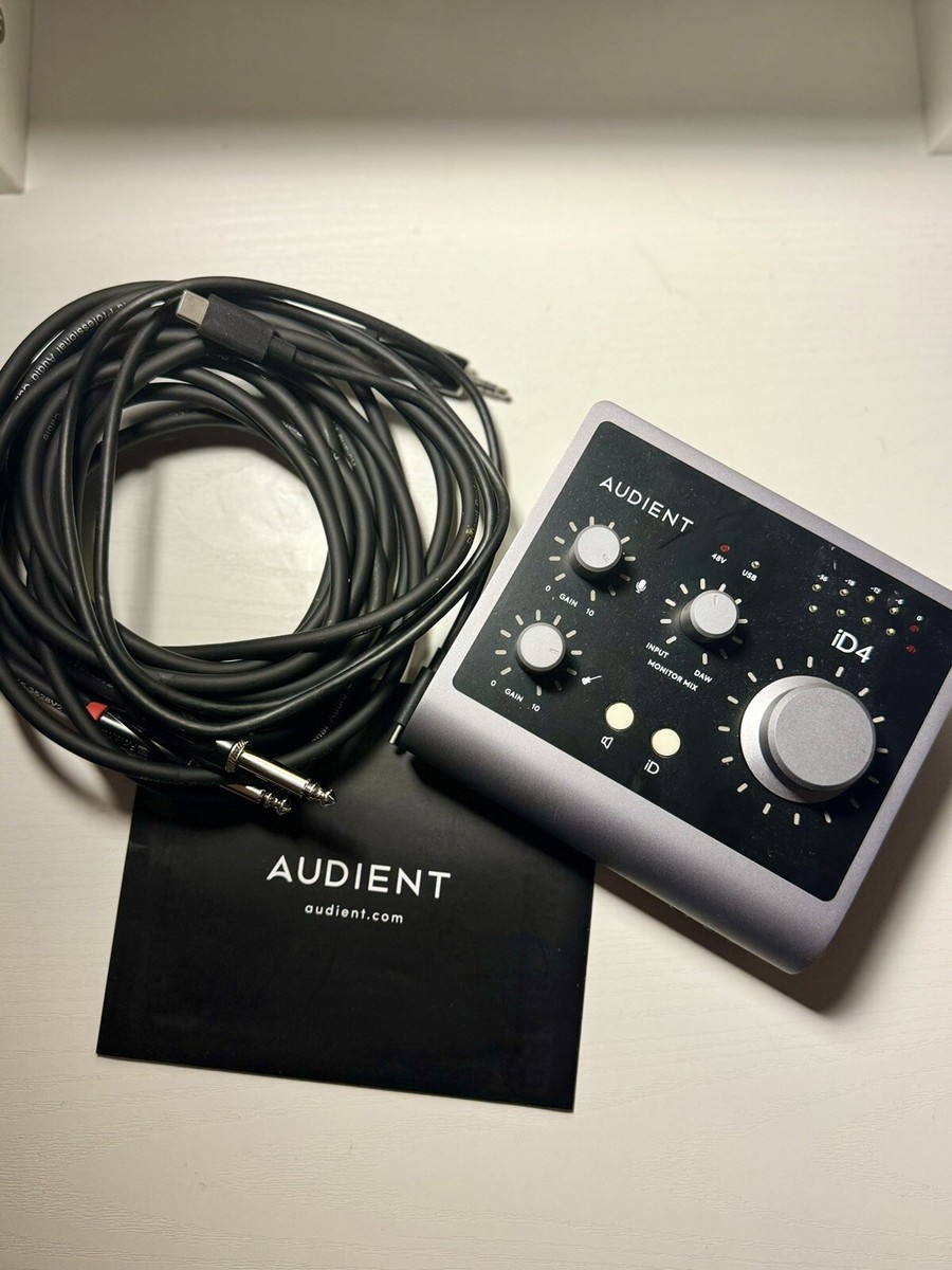 Audient ID-4 MKII Premium 1 Channel USB Audio Interface for