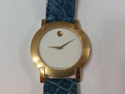 Movado Museum Vintage Herren oder Damen Uhr Quarz (Batterie) 34mm