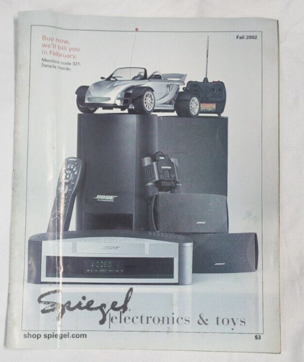 Speigel Catalog Fall 2002 Electronics and Toys