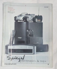 Speigel Catalog Fall 2002 Electronics and Toys
