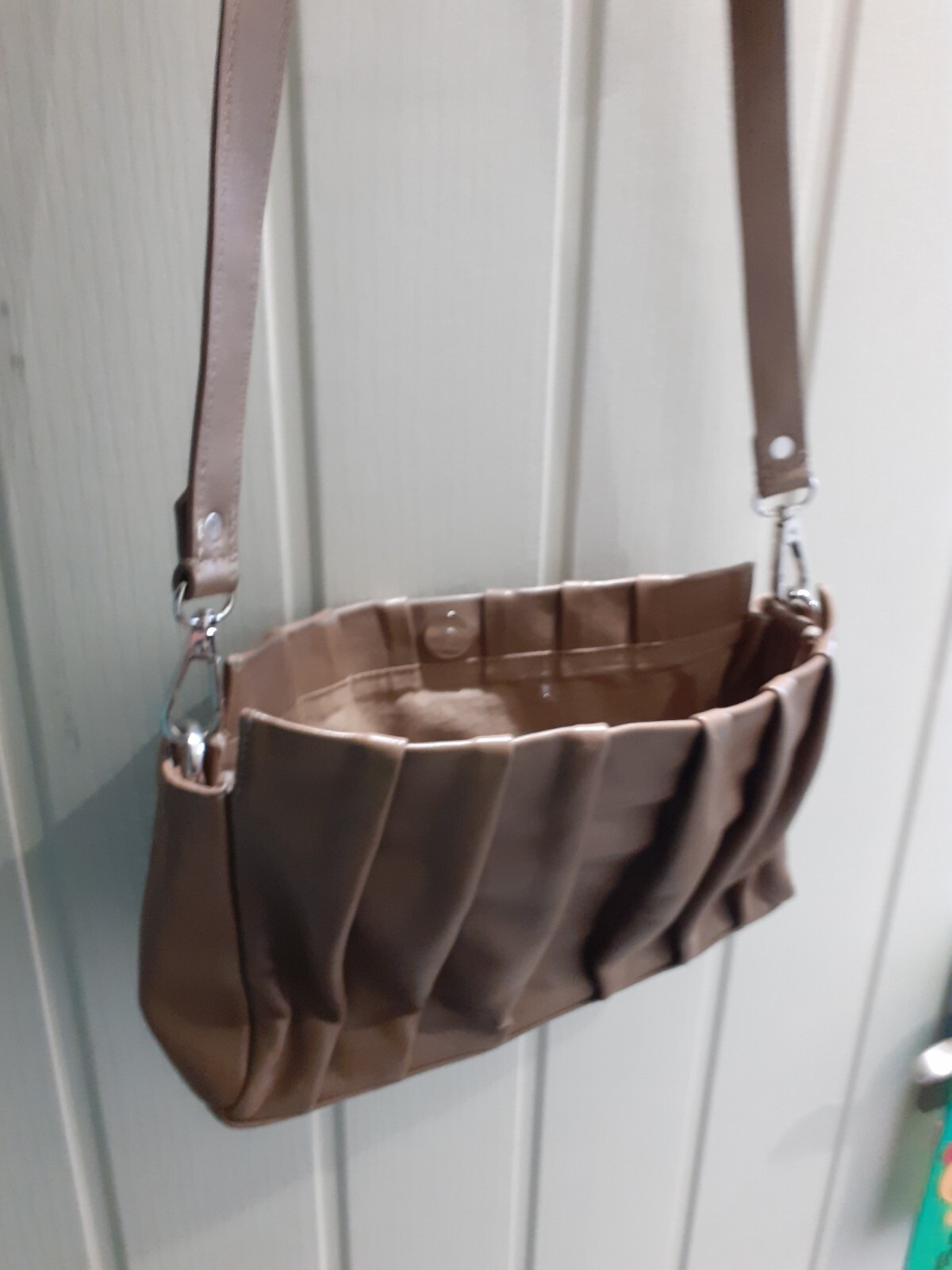 Principles Small Beige Handbag, Button Fasten, Sh… - image 7