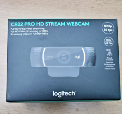 Logitech C922 Pro Stream Webcam | Full HD 1080p | neu und originalverpackt