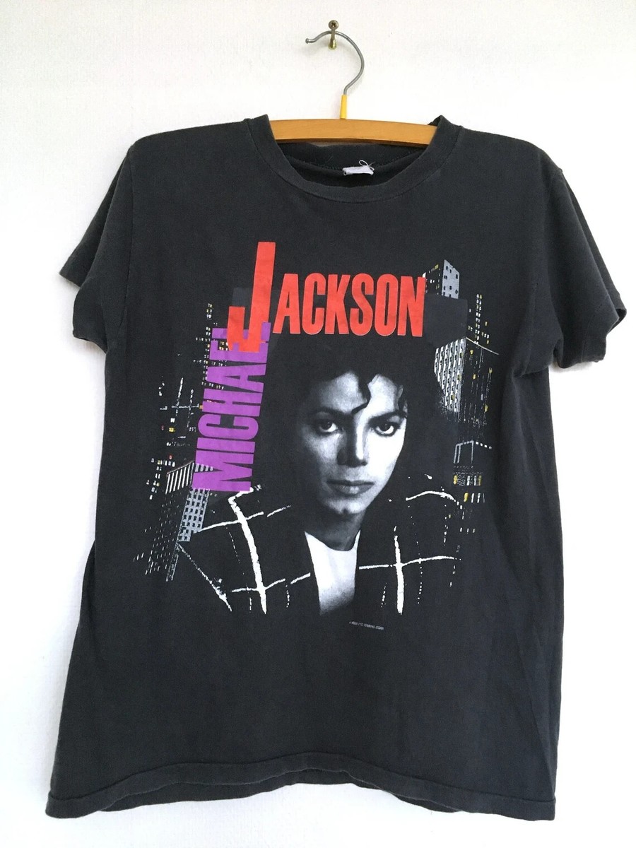1988 Vintage Michael Jackson T-shirt - Michael Jackson Bad Tour T
