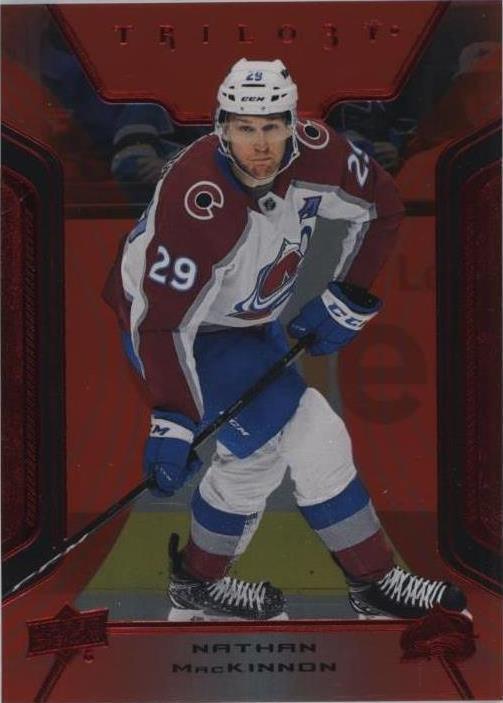 2023-24 Upper Deck Trilogy - Nathan MacKinnon #99 Red /49 for sale ...