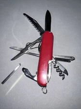 multi tool Folding Pocket Knife 12 Piece Utility Complete EDC Camping Hiking