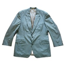 Brooks Brothers Suit Jacket Men's 45 L Gray Wool Blazer Sport Coat