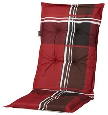 Hochlehner Auflagen Polster Gartenmöbel Sessel Kissen 8 cm Gartenstuhl A023 rot