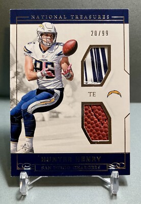 2016 HUNTER HENRY National Treasures 20/99 Card# 6