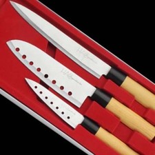 ASIA KÜCHENMESSER-SET EXTREM SCHARF | DESIGN MESSERSET | 3-TEILIG | NEU