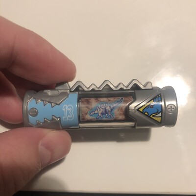 Power Rangers Dino Super Charge Charger #13 Kentrosaurus Blue Gray Toy