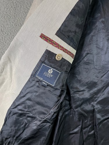 Manteau de sport blazer homme J Crew 38R beige doublé créateur preppy classique gentleman - Photo 10/14