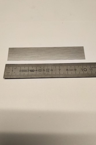 Tungstène 99% Élément 74 Reine Métal Metallstreifen Wolframstreifen 0.2x20x104mm - Picture 2 of 2