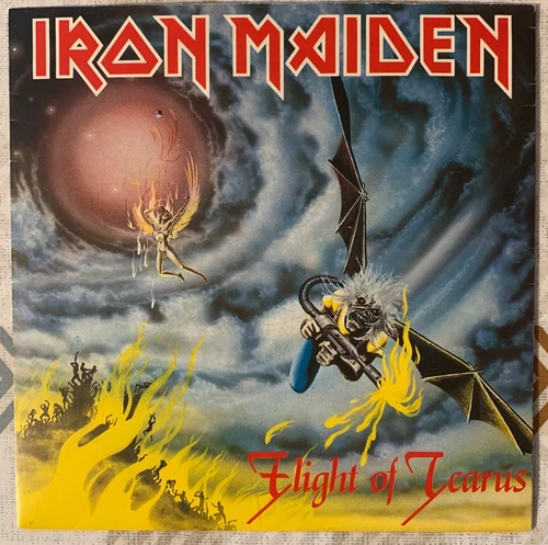 Iron Maiden ‎– Flight Of Icarus - 7" VINYLE - 1983 - EMI ‎2C008-07.721 - France