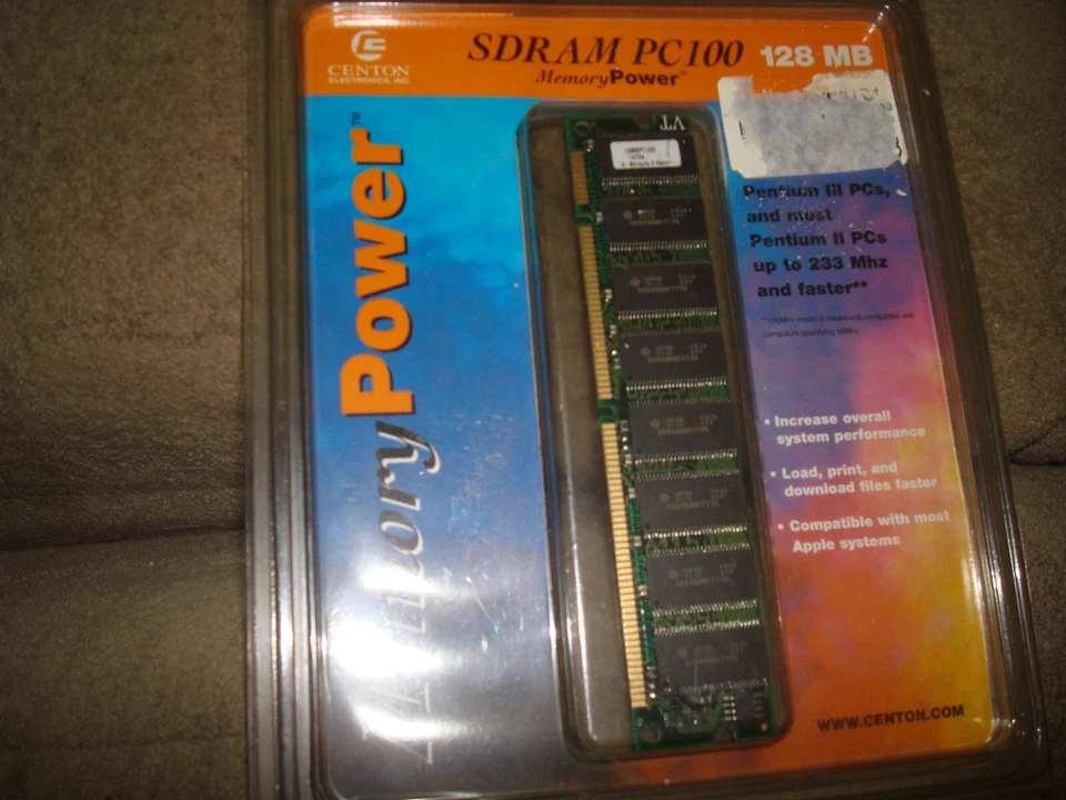 CENTON SDRAM PC100 128MB MEMORY POWER - Image 2 of 3