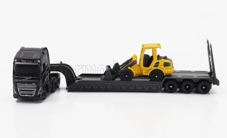MODELLINO CAMION STATICO MAISTO VOLVO FH16 XL 750 PIANALE TRASPORTO RUSPA 1/64 - Immagine 3 di 4