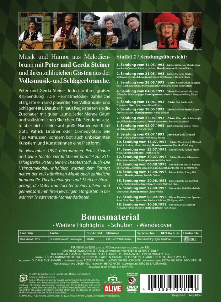 Die Heimatmelodie - Staffel 2 - mit den ›Peter Steiners Theaterstadl‹ Lieblingen - Bild 2 von 4