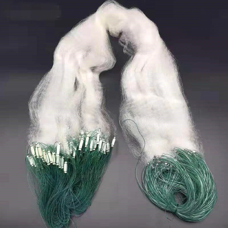 40M or 100M Length White Single Layer Fish Gill Sink Net Angling Tackle |  eBay