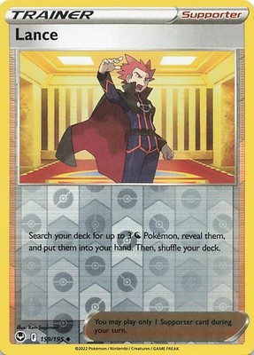 Lance Reverse Holo Uncommon SWSH12: Silver Tempest 159/195 NM