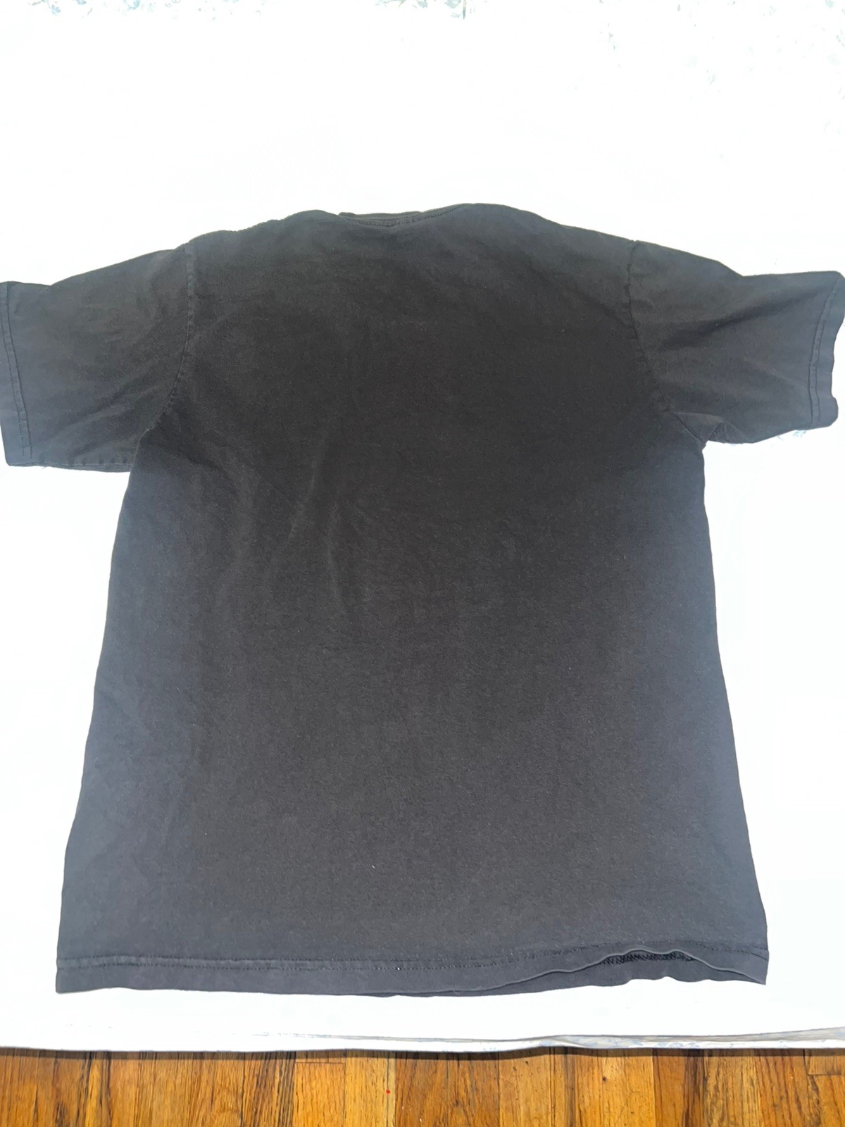 Supreme Cotton Black Solid Handstyled  Tee with L… - image 3