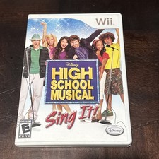 High School Musical: Sing It Nintendo Wii, 2007 Complete with Manual Tested