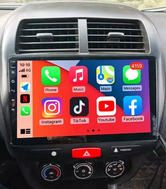 Für Mitsubishi ASX 2010-2016 Android14 CarPlay Autoradio GPS Navi WIFI AHD 4+64G - Bild 3 von 4