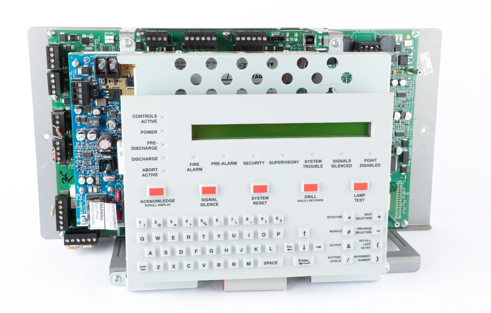 Honeywell Notifier NFS-320C Fire Alarm Control Panel, Complete with Power Supply