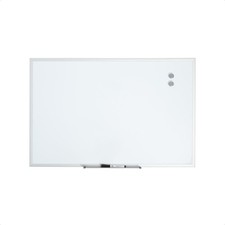 U Brands 35 x 23 in. Magnetic Dry Erase Whiteboard, Silver Metal Frame