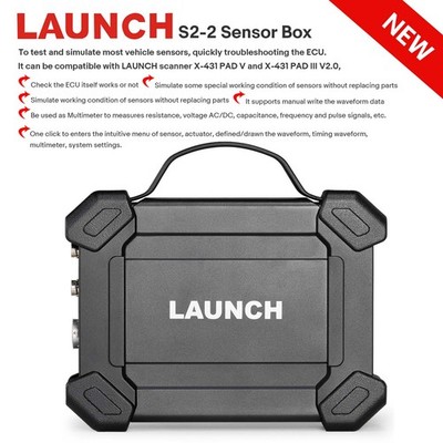LAUNCH S2-2 Sensor Box 2 Channels Sensor Simulator & Tester Multimeter Functions