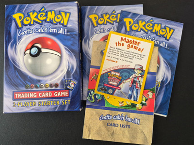 Pokemon 2 Spieler Starter Set - Nur Box + Hefte - Schöner Zustand