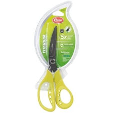 Clauss Airshoc Titanium-Bonded Steel Non Stick Garden Shears, Green
