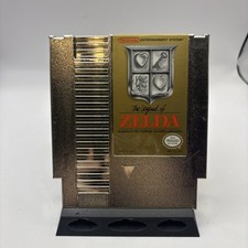 NES Nintendo THE LEGEND OF ZELDA 1987 Game Cartridge Untested 3 Screw gold