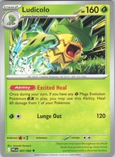 Ludicolo - 007/094 #7/94 (LP) ME02: Phantasmal Flames PFL Pokemon