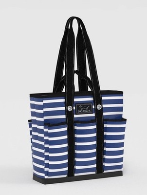 Scout Rocket Pocket Tote (Nantucket Navy Pattern)