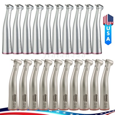 NSK Ti-MAX X95L Type Dental 1:5 (Fiber Optic) Contra Angle Handpiece LED Turbine